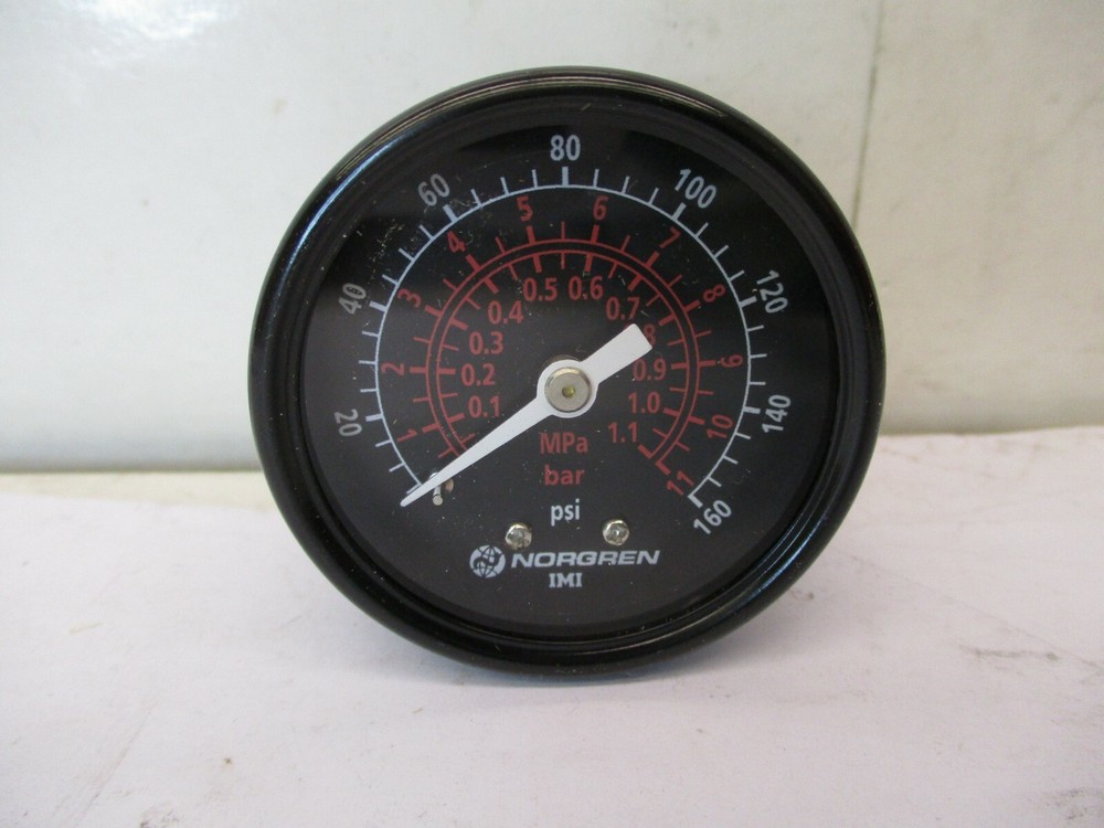 Norgren Pressure Gauge Code #18-013-209 0-160PSI Z1359 A904AES