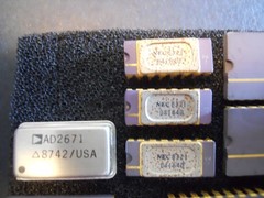 Vintage IC Lot – ADC80H-AH-12 C8741A M5K4164NS AM8152ADC D4164D M5K4164NS AD2671