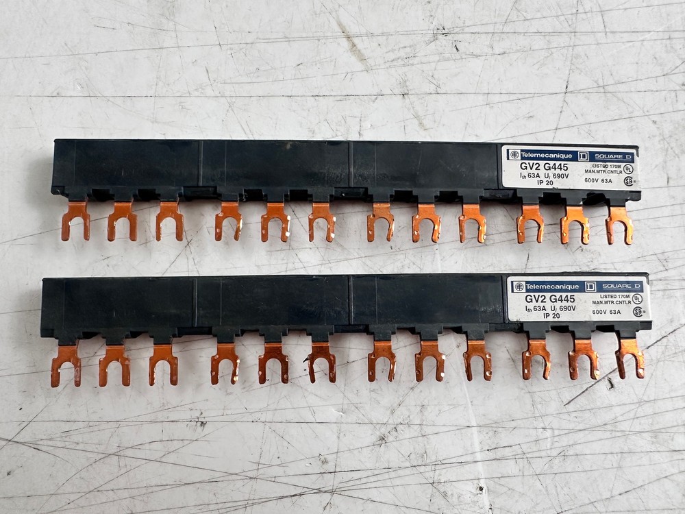 Telemecanique GV2 G445 connection rail x2pc