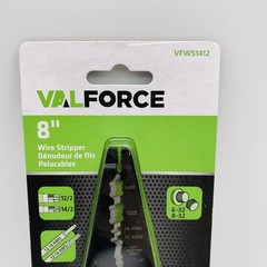 ValForce VFWS1412 Wire Stripper 8″ Industrial Heavy Duty 12-14 AWG 12/2 14/2