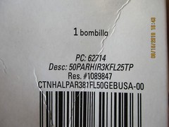 62714 GE Lighting PAR38 – 50W 120V 2600HR 2800K – Flood BRAND NEW! LOT OF 5