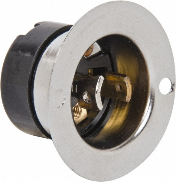 Hubbell Wiring Device-Kellems 125 VAC, 15 Amp, ML-1R NEMA, Ungrounded Inlet 2…