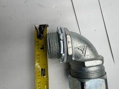 (QTY 10) Appleton ST9075 Liquidtight 3/4″ Flexible Connector 90 Degree Mall Iron