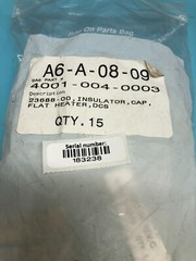 Lot of 9 GENUS 23688-00 INSULATOR CAP FLAT HEATER DCS, 183238