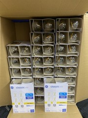 96 BULBS Packages GE 60 Watt LED Standard light bubs BEST PRICE Online 50 CENTS