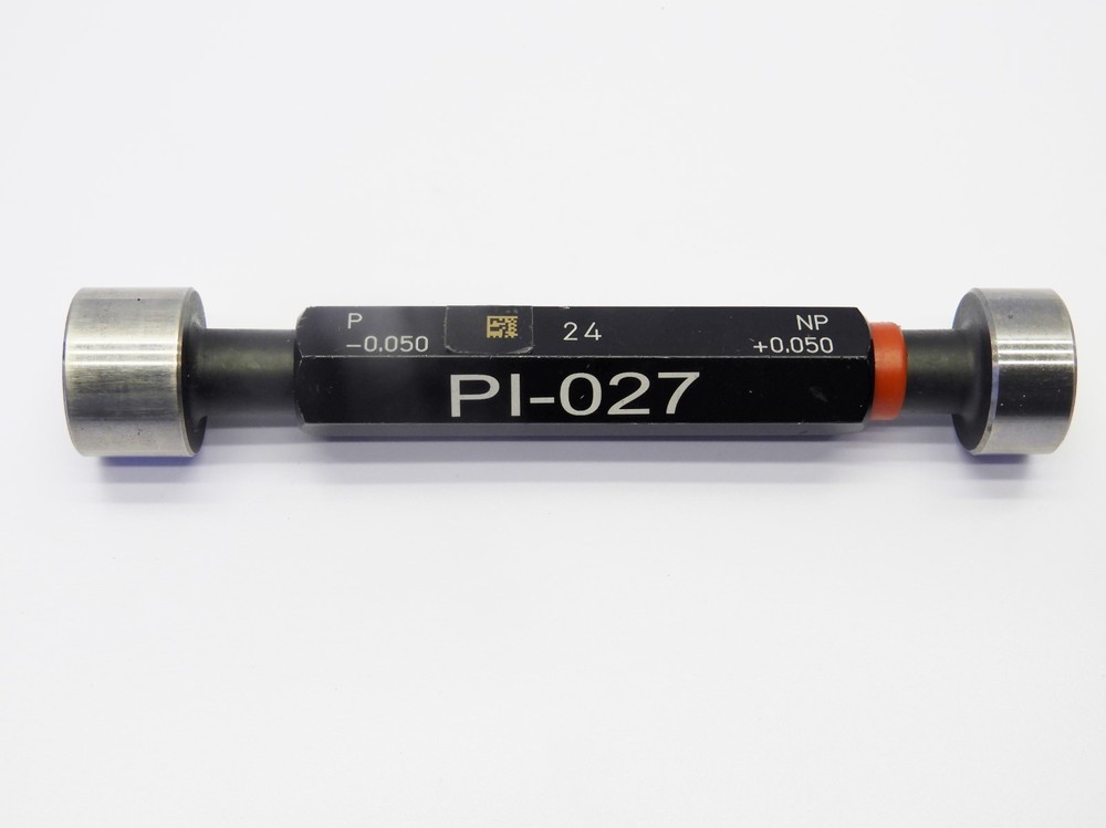 MG Marposs 24mm GO NO-GO Plug Gauge PI-027 P-0.050 NP+0.050 20 Degree C B38517