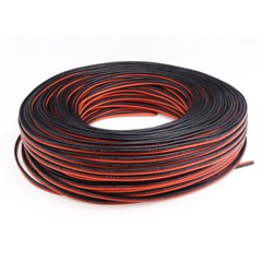 8AWG-28AWG 2 Pins Cable Flexible Silicone Wire Black Red Led Flat Electric Wire