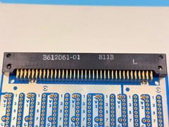 Vintage Mupac 3332 IC Wire Wrap Prototype Board 1981 Gold Pin/Sold As Is