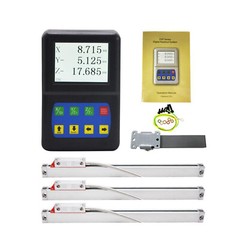 2/3 Axis DRO Digital Readout Display 2/3pcs Linear Scale Optical Glass Scale Kit