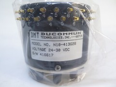 DMT N10-413G28 Multi-Position 50Ω Terminated Switch DC-10.5GHz, SMA, 24-30VDC