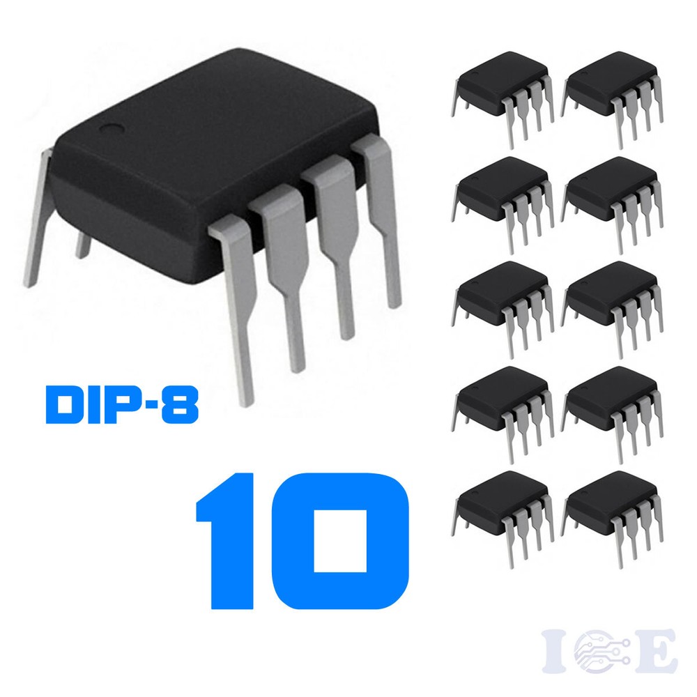 10pc LM358 LM358N LM358P Dual Op ICs Amp DIP-8 Low Power Operation Amplifier