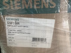 GNF324R – Siemens – 200 Amp Disconnect Safety Switch – 200 Amp – 3 Pole – 240 V