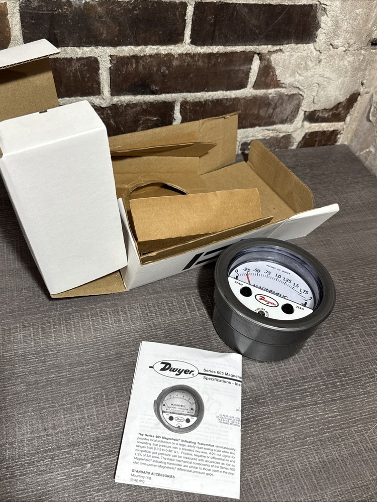 DWYER 605-2 / 6052 – 2 PSI – Missing Parts