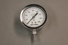 REOTEMP AISI 316SS PSI PRESSURE GAUGE 0-160