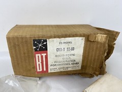 Vtg Blonder Tongue CMA-U Channel 53-83 Solid State UHF Preamplifier