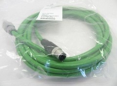 E18422 Ifm Electronic Crossed Cable RJ45/M12 D-Coded, 5M (New In Bag Sealed)