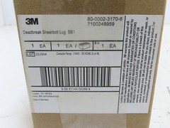3M 7100248959 80610414866 DEADBREAK SHEARBOLT LUG SB1 2AWG-250KCMIL