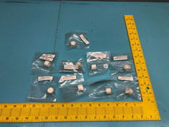 Lot of 9 GENUS 23688-00 INSULATOR CAP FLAT HEATER DCS, 183238