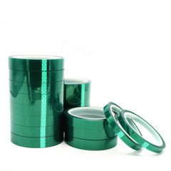 Green Polyester Tape PET High Temp Temperature Masking Tape width 5-100mm