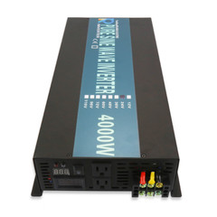 4000 Watt Pure Sine Wave Inverter DC12V to AC 120V Solar Home Power Generator RV