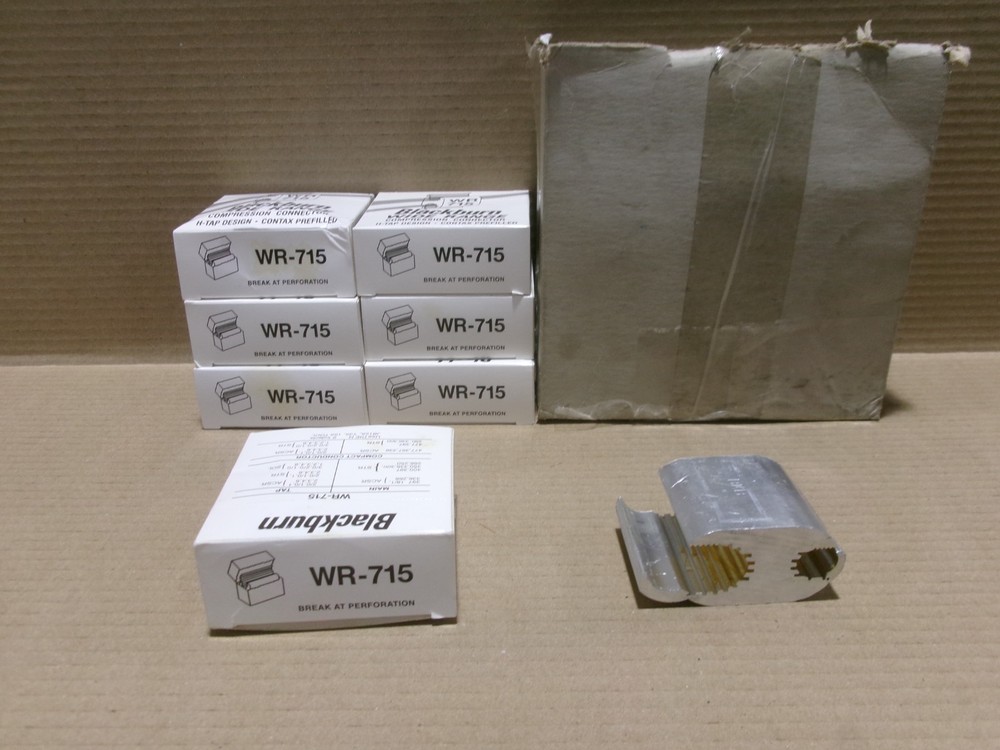 Blackburn WR-715 Lot of 7 Wire Range Compression Connector H-Tap Design AK