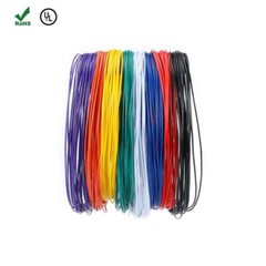 5/10/20M Flexible Stranded UL 1007 RoHS 16/18/20/22/24/26/28 AWG Wire Cable 300V