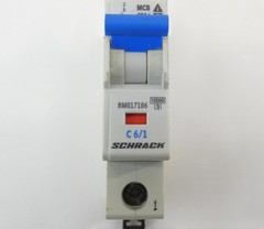Schrack BM017106 C 6/1 Miniature Circuit Breaker 230-400V MCB