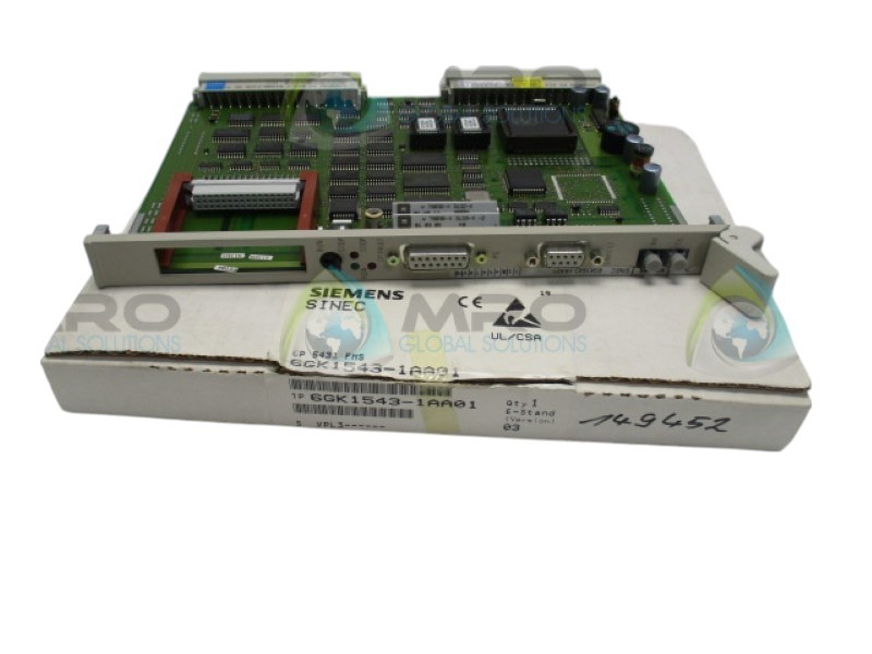 SIEMENS 6GK1543-1AA01 COMMUNICATION PROCESSOR MODULE NSMP