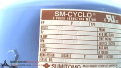 SUMITOMO HTC-FV INDUCTION MOTOR, NEW* #317110