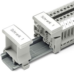 Phoenix Contact 0800307, Gray, Terminal Strip Marker Carrier, 1 pc