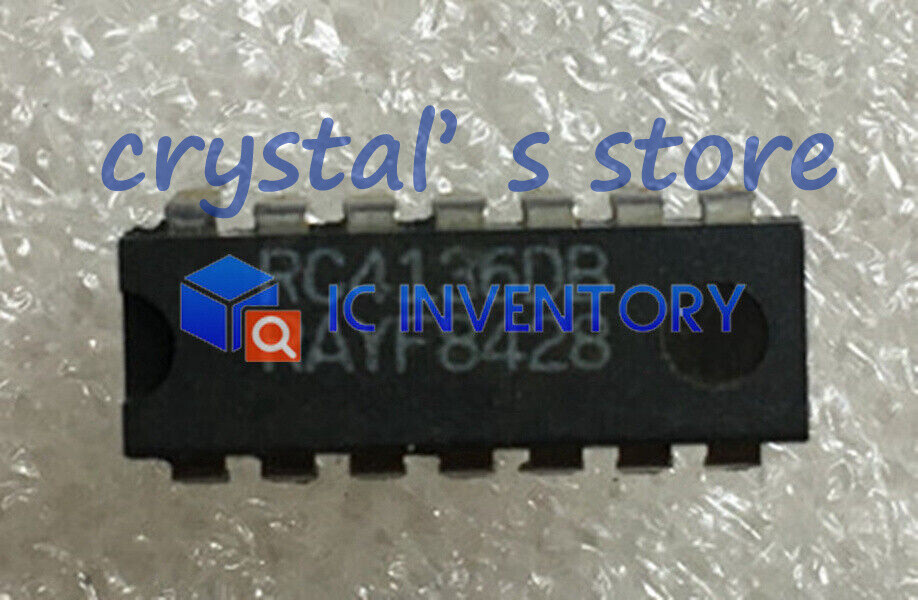 10pcs RC4136DB Quad General-Purpose Operational Amplifier DIP-14