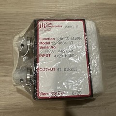 *BRAND NEW* AGM Electronics TA 4034-17 Single Alarm 1/5Vdc Hi Direct
