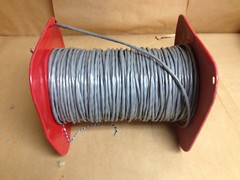 (2 Pair Twisted) Conductor Multi-Conductor Cable Chrome 22 AWG 25ft. (No Spool)