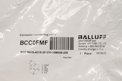 BALLUFF CONNECTING CABLE BCC0FMF BCC M415-A315-3F-330-VS85N6-006