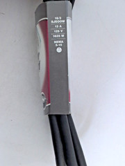 Appliance POWER CORD CCI COLEMAN CABLE 16/3 6FT 13A, 125V NEMA 5-15