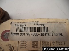 BURNDY GD1726 2/0 PARALLEL GROUND CONNECTOR, 1-1/2 IPS, 252495