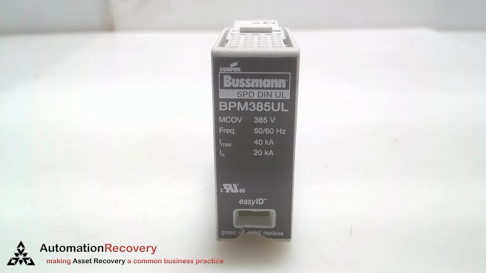 COOPER BUSSMANN BPM385UL, SURGE PROTECTIVE DEVICE, SEE DESC #301847