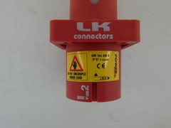 LK Connectors L2 Red Power Link Connector, 600V, 400A
