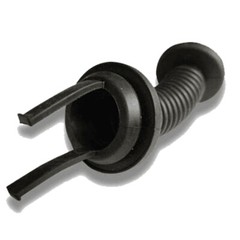 30mm*30mm Car Harness Wiring Door Tube Rubber Sleeve Dust-proof Tube US