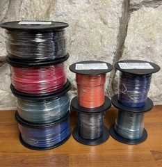 20 AWG (10/30) TOPCOAT UL 1015 OR 1032 in 100 or 250 FT BLK,GRN,BLU,RD, ORG