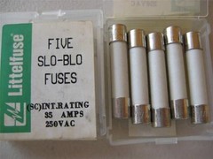 5X Littelfuse Fuse 326 4 Amp NOS 3AB Slo-Blo Ceramic MDA 1-1/4″ x 1/4″ 250vac
