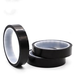 Black Kapton Polyimide Tape Heat Resistant Adhesive Insulation 3mm – 200mm Width