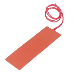 4 Pcs Silicone Rubber Heating Pad Flexible Silicone Heater Mat Rubber Heating