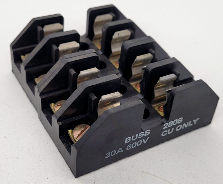 (Lot of 2) 2808 Buss Fuse Holder 30 Amp 600V – Next Day Option