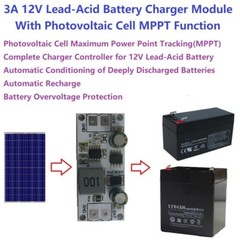 MPPT Solar Panel Controller Board Solar Controller Charging Module for Battery