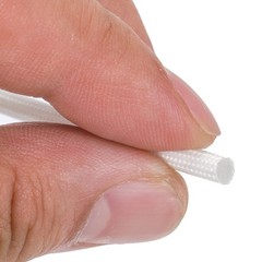 16.4ft Insulation Cable Protector 3mm High TEMP Fiberglass Sleeve White