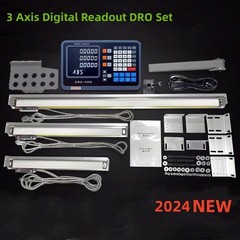 2/3 Axis Digital Readout 5um Linear Scale TTL DRO Display Kit CNC Milling Lathe