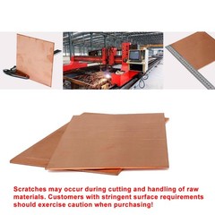 Copper Sheet, Plate Thin Material Solid Various Thickness And Sizes Copper Sheet