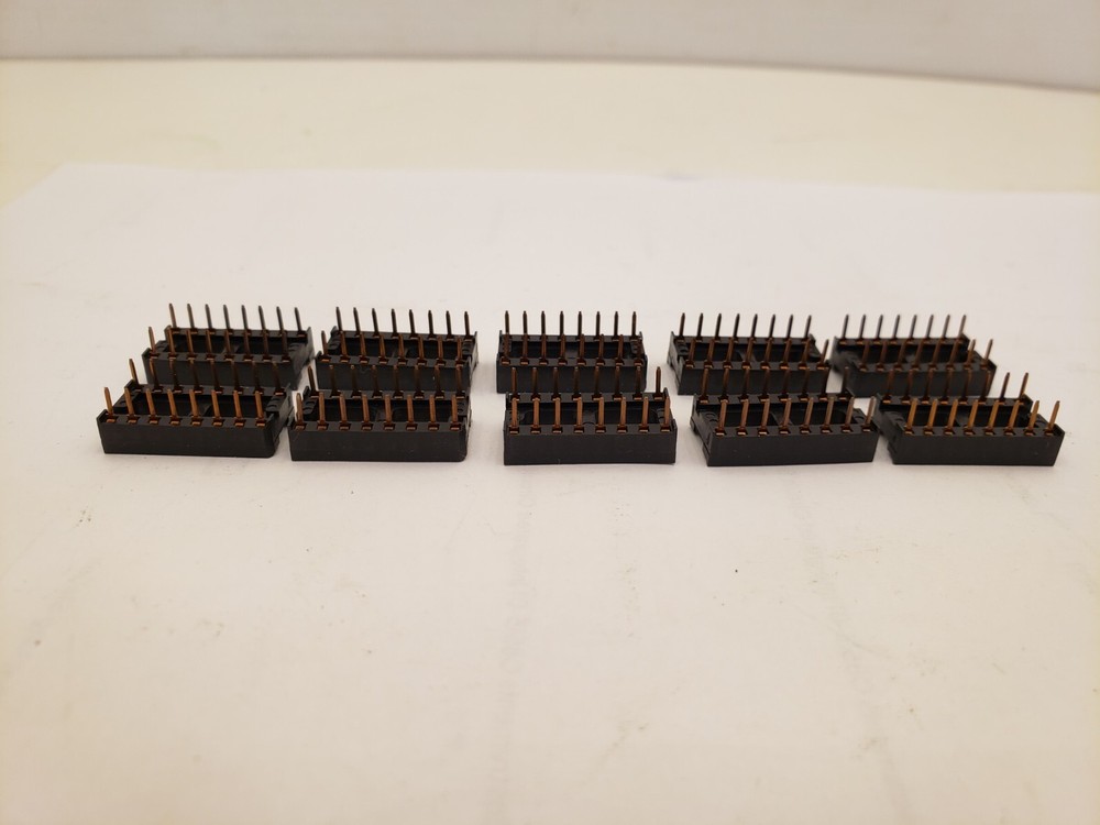 TEXAS INSTRUMENTS C8516-01 INTERGRATED CIRCUIT SOCKETS (LOT OF 10) NNB
