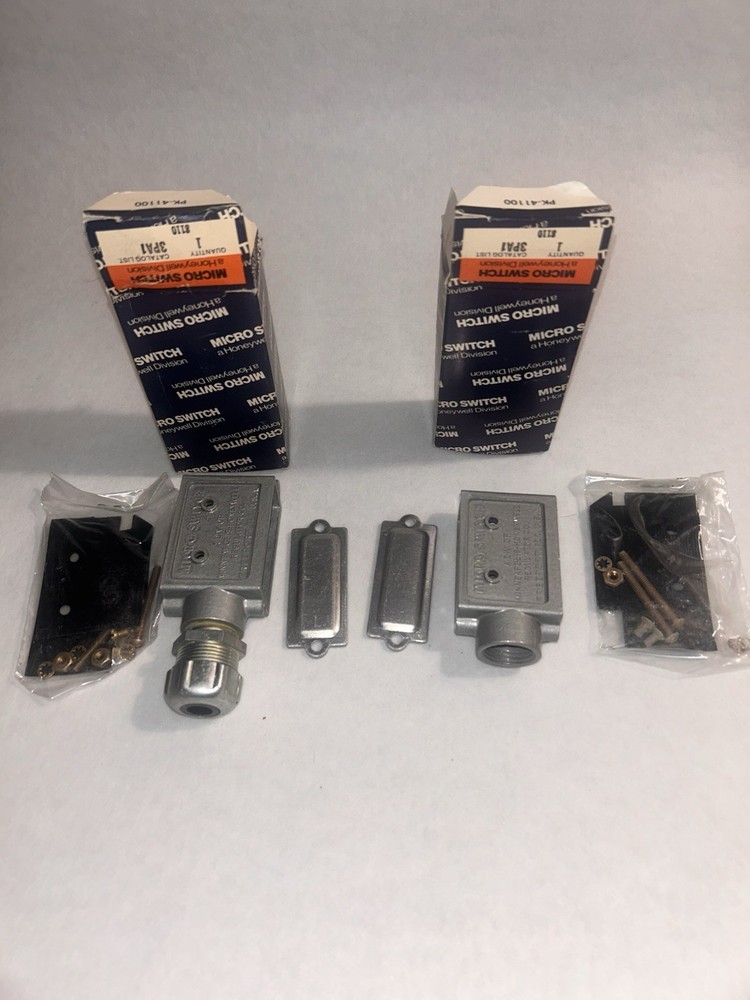 Micro Switch 3PA1 Limit Switch Enclosure (Lot Of 2)